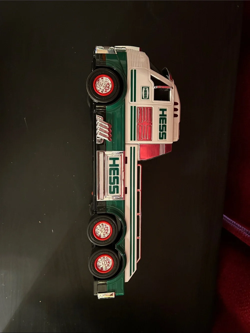 Vintage Hess Green & White Toy Truck – Kids' Classic Ride-On Truck